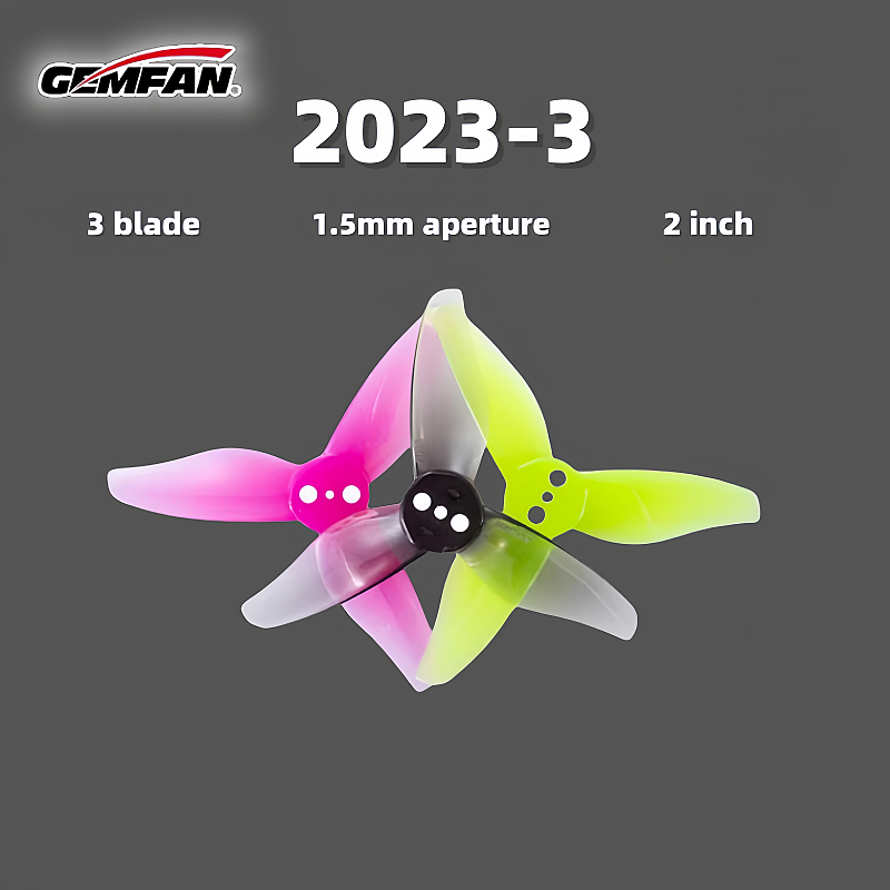 Drone Racing Gate - Gemfan 2023 three bladed 2-inch propeller