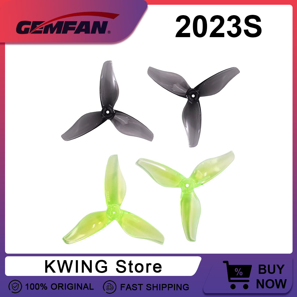 Drone Racing Motor - 12Pairs(12CW+12CCW) Gemfan 2023S Hurricane 51mm 3-Blade