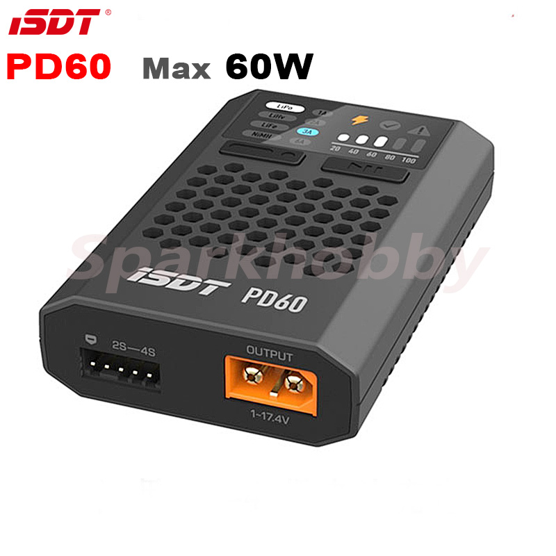 ISDT PD60 60W 6A Quick Smart C - огляд і ціна Drone Racing Charger
