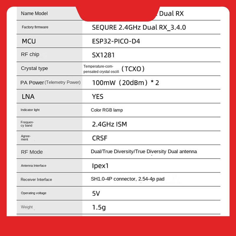 SEQURE 2.4Ghz Dual RX True Div - огляд і ціна Drone Racing Antenna
