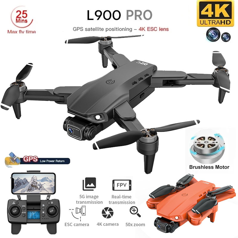 L900 Pro GPS Drone 4K Professi - огляд і ціна Drone Racing Camera