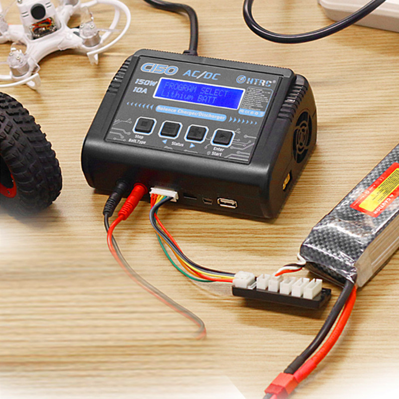 HTRC C150 150W 10A Smart Charg - огляд і ціна Drone Racing Charger