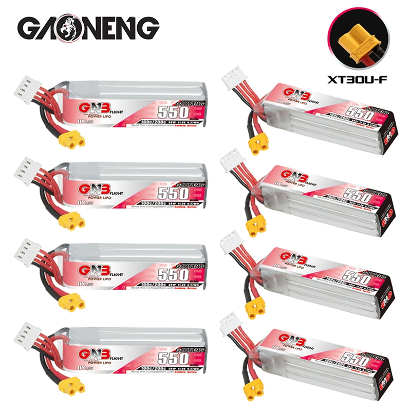 GNB HV 11.4V 550mAh 100C/200C  - огляд і ціна Drone Racing Battery