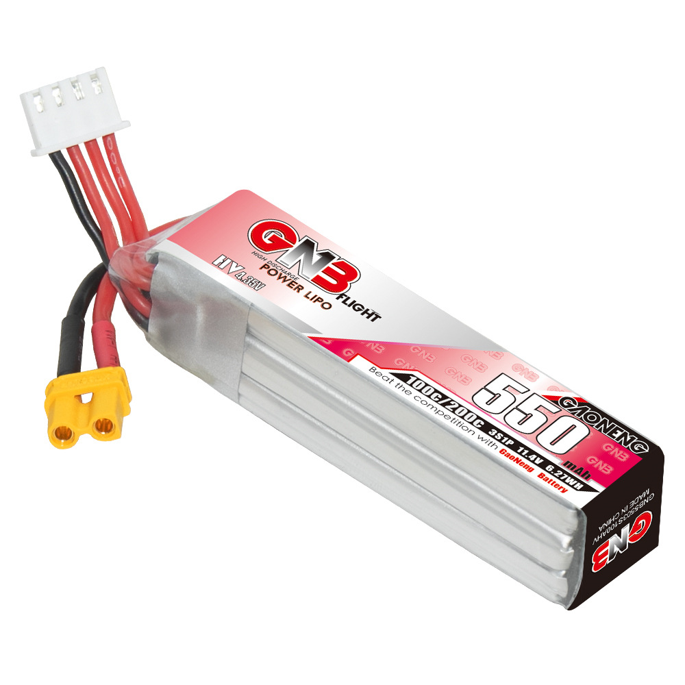 GNB HV 11.4V 550mAh 100C/200C  - огляд і ціна Drone Racing Battery