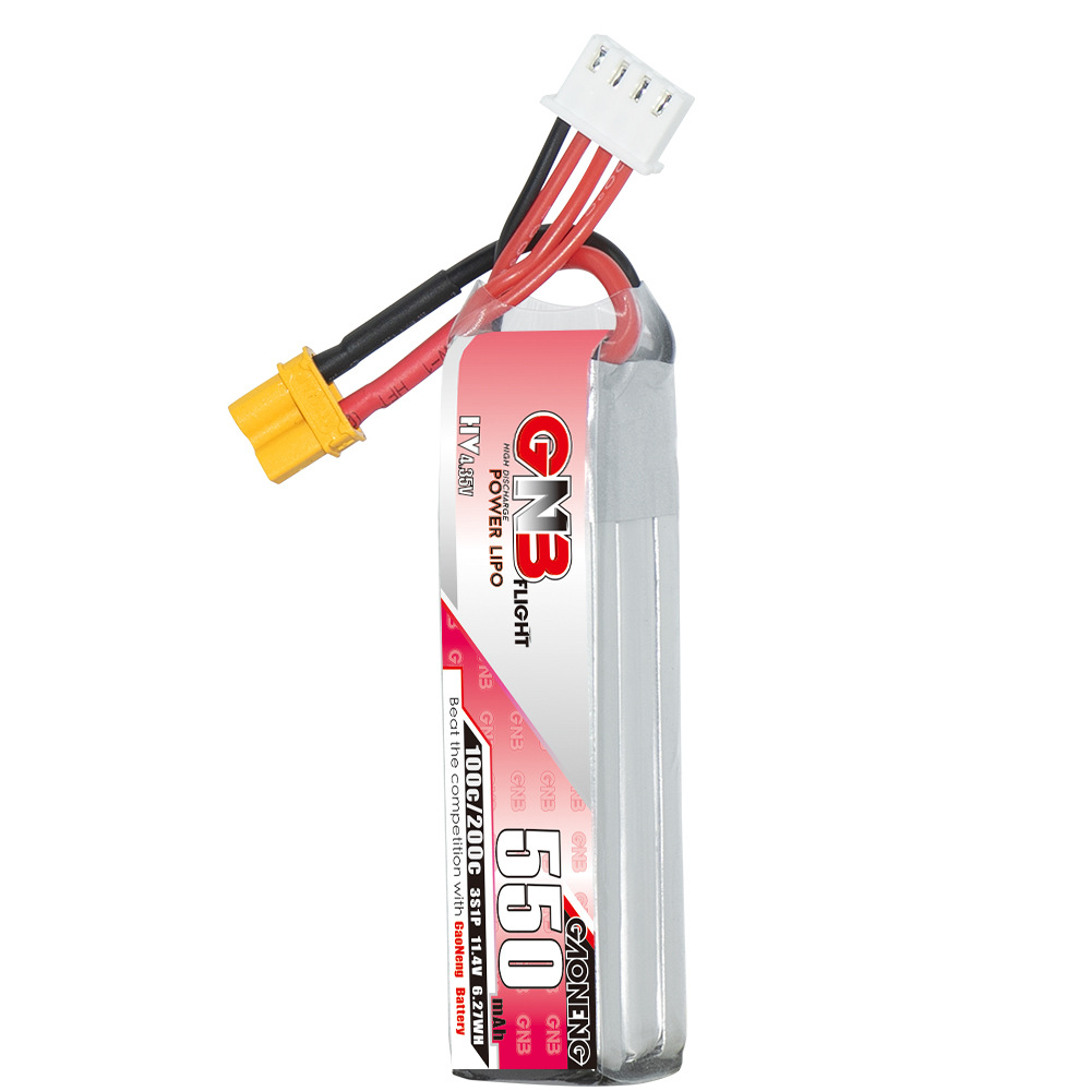 GNB HV 11.4V 550mAh 100C/200C  - огляд і ціна Drone Racing Battery