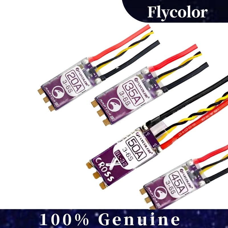 FLYCOLOR Raptor 5 20A 35A 45A  - огляд і ціна Drone Racing Esc