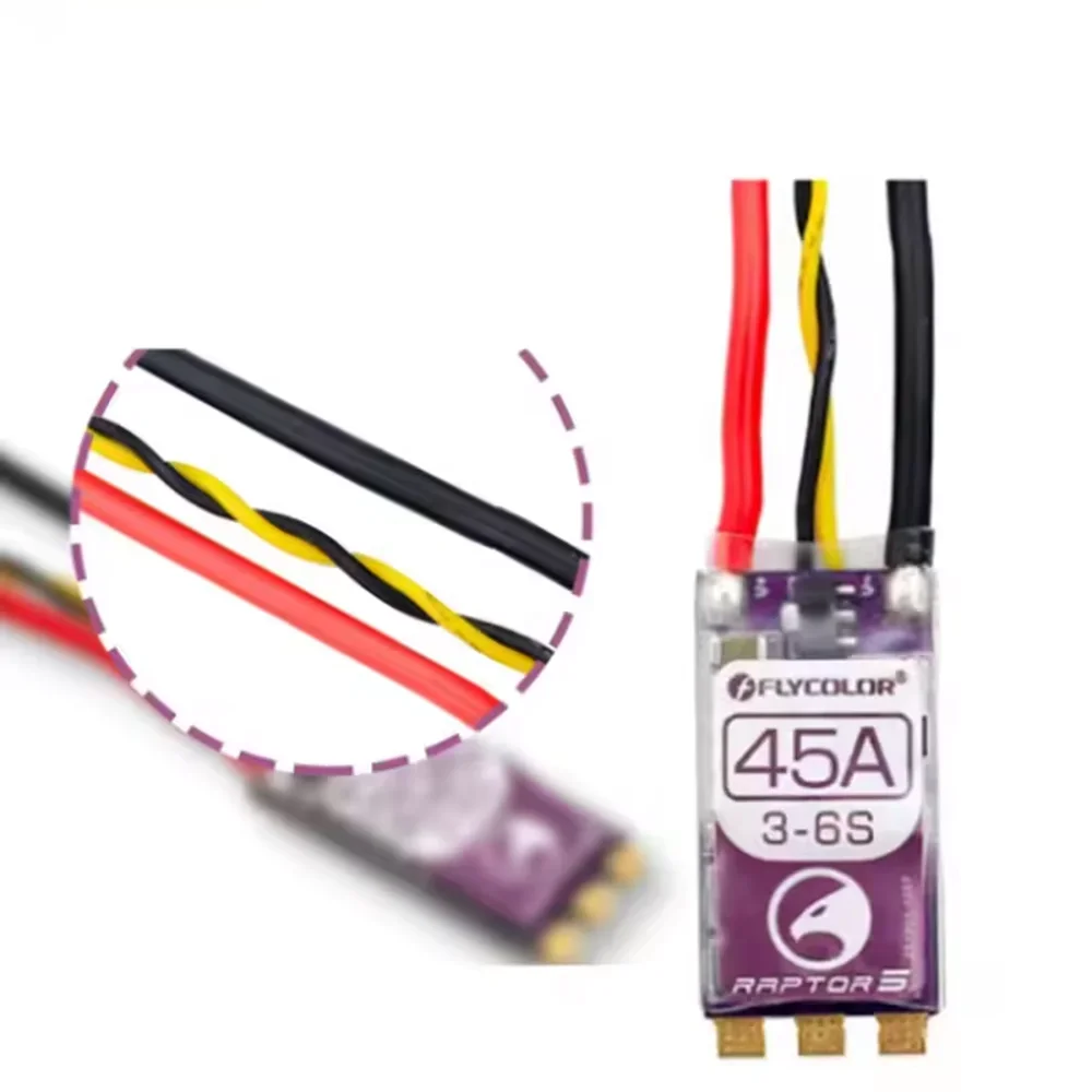 FLYCOLOR Raptor 5 20A 35A 45A  - огляд і ціна Drone Racing Esc