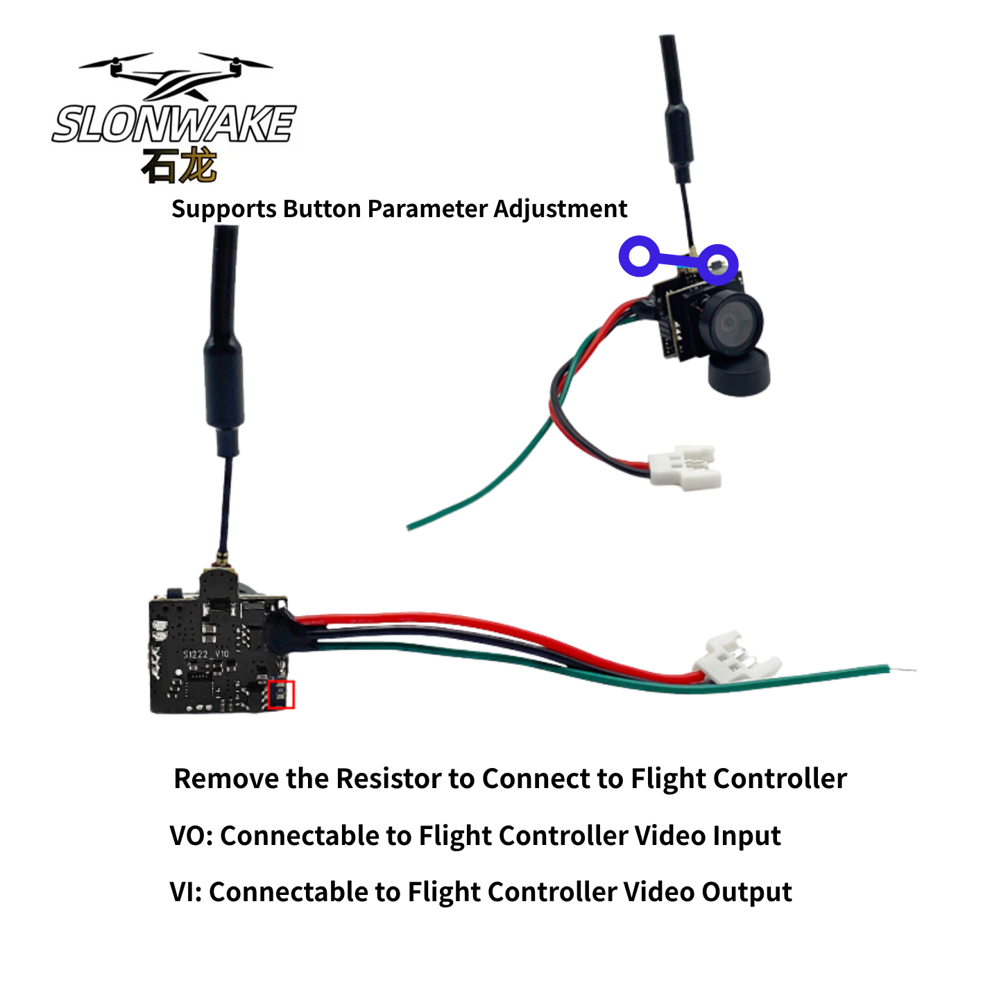 SLONWAKE 5.8G Analog Video Tra - огляд і ціна Drone Racing Transmitter