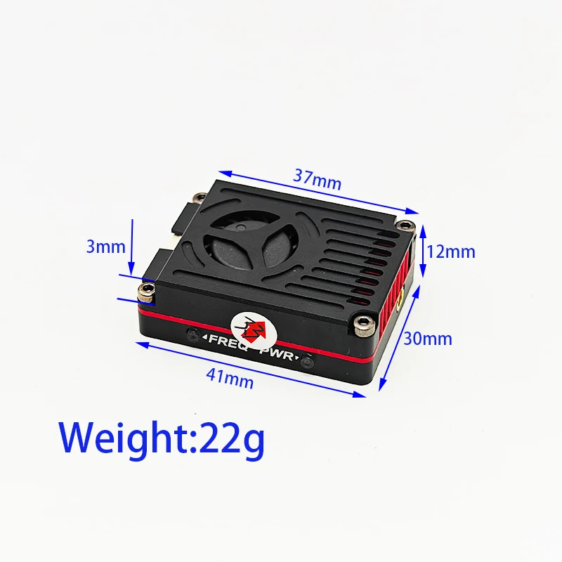 3.3G 3W FPV VTX 16CH 3000mw FP - огляд і ціна Drone Racing Transmitter