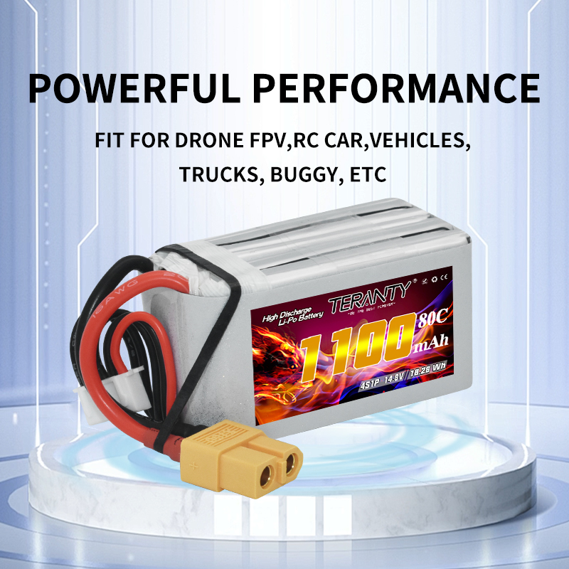 TERANTY 4S 1100mAh 80C/160C Li - огляд і ціна Drone Racing Battery