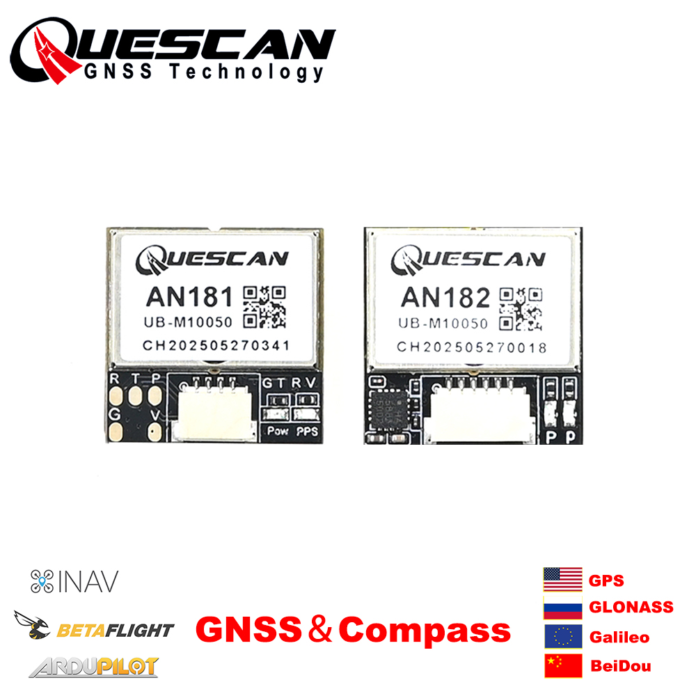 QUESCAN 18mm M10 GPS GNSS Modu - огляд і ціна Drone Racing Flight Controller