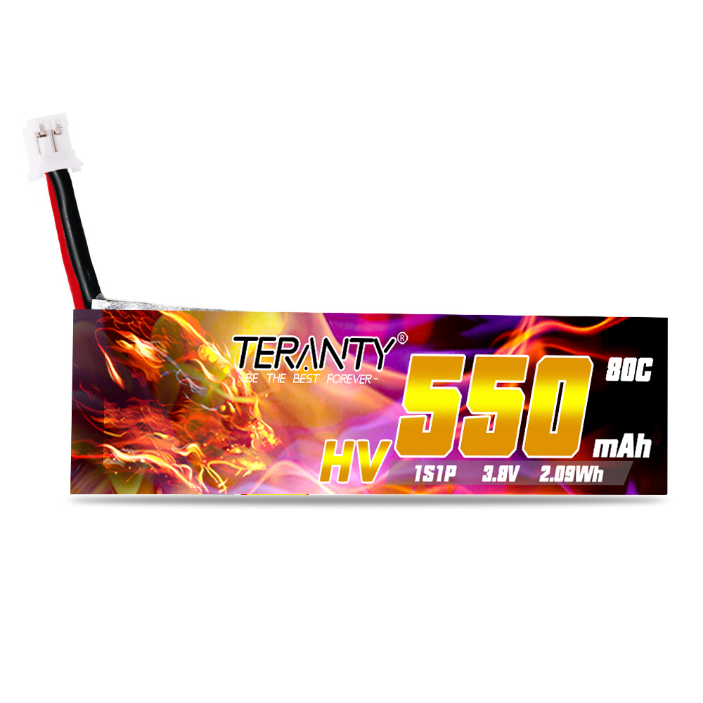 TERANTY HV 1S 3.8V 550mAh 80C/ - огляд і ціна Drone Racing Battery
