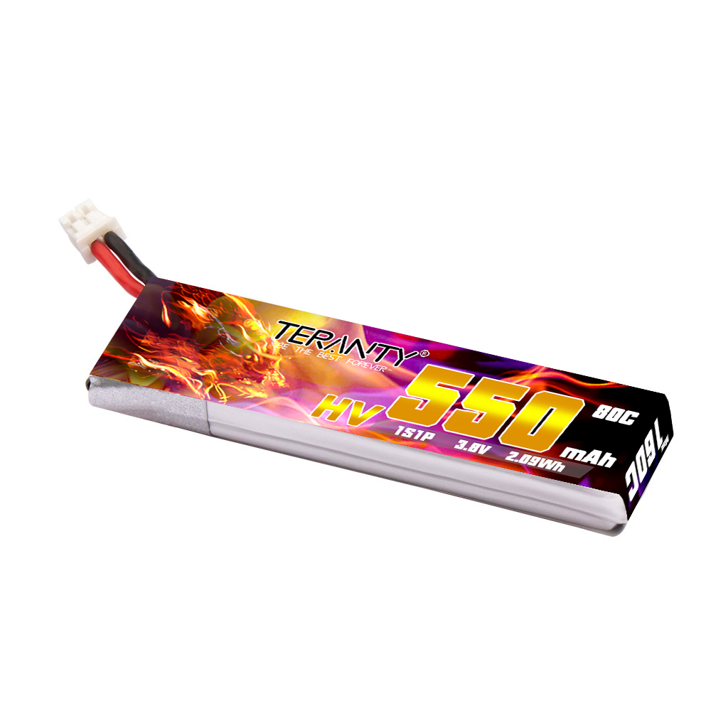 TERANTY HV 1S 3.8V 550mAh 80C/ - огляд і ціна Drone Racing Battery