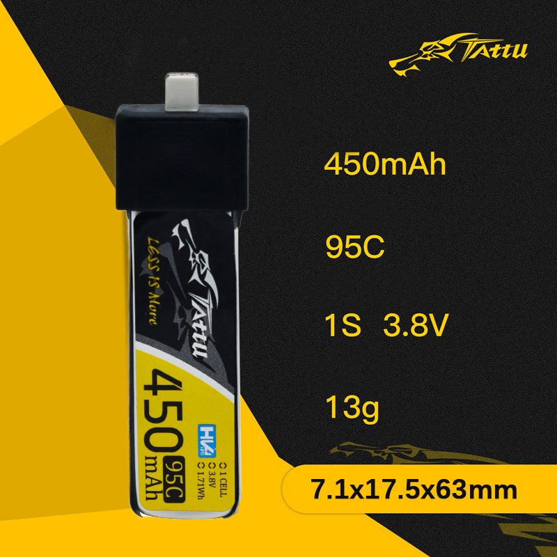 3Pcs NEW TATTU 450/500/550mAh  - огляд і ціна Drone Racing Battery