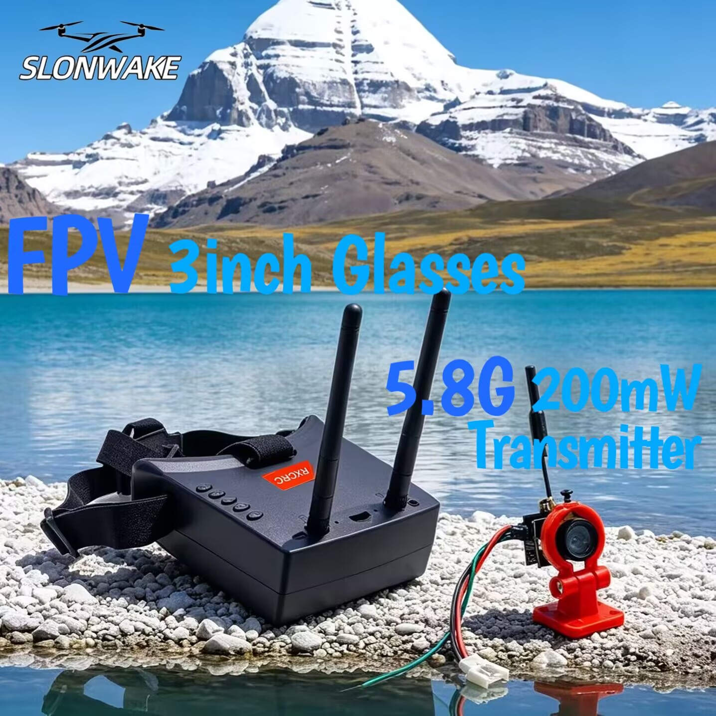 SLONWAKE 5.8G Analog VTX Trans - огляд і ціна Drone Racing Vtx