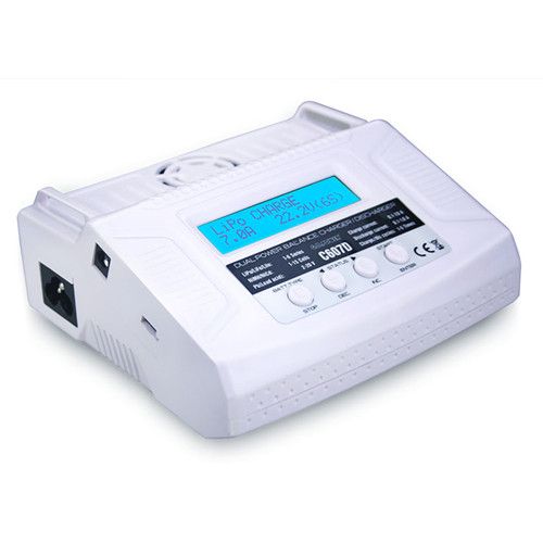 G.T.Power C607D 7A 80W AC 110v - огляд і ціна Drone Racing Charger